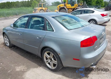 2007 Audi A4 2.0T from USA, damaged, VIN WAUDF78E77A014746